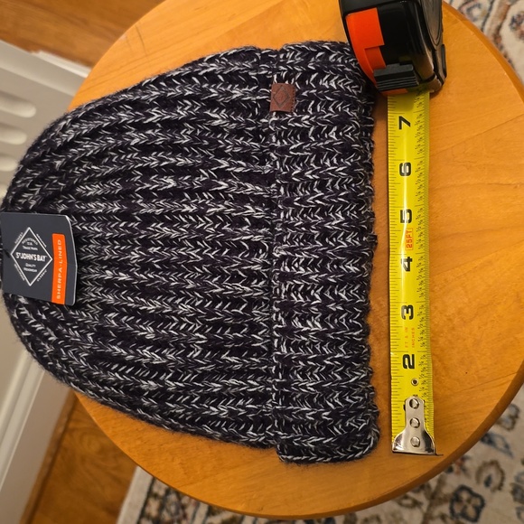 ST. JOHN'S BAY MENS BLUE WINTER HAT ONE SIZE FITS MOST - Picture 8 of 9